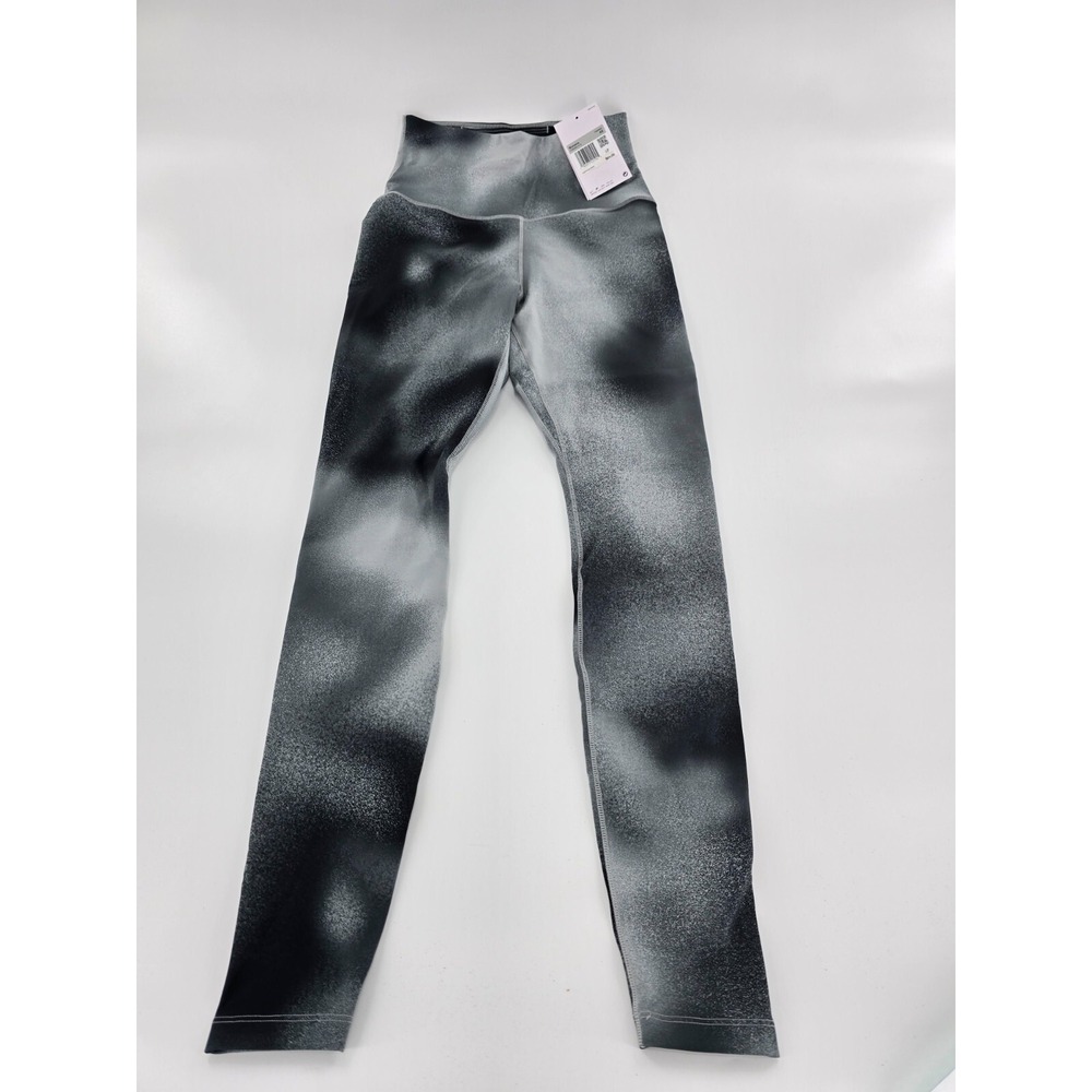 Nike One High-Rise Printed Leggings Womens XS Black Dri-FIT Pants FQ6260-010 New